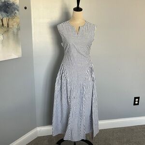 NWT Cider blue striped dress Size S
